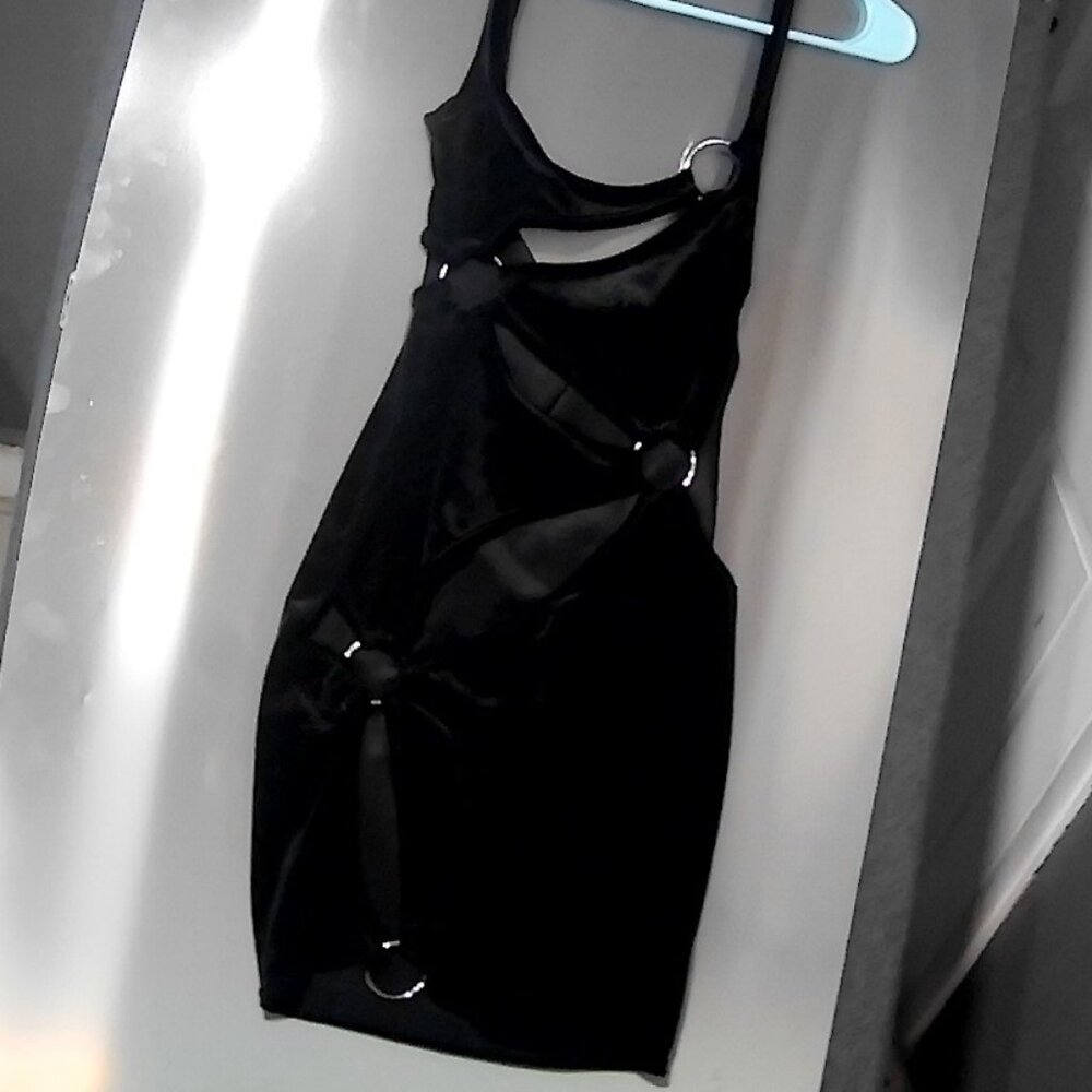 Sexy Black/Velvet Cocktail Dress